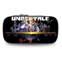 Bolsa de lápis Undertales Papyrus Poliéster de grande capacidade 20x5x10cm Bolsa de lápis Undertales Papyrus Poliéster de grande capacidade 20x5x10cm