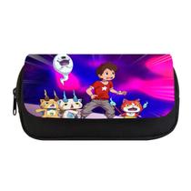 Bolsa de lápis Yo-kai Watches de grande capacidade para crianças à prova d'água