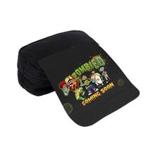 Bolsa de lápis Zombies Plants de poliéster de grande capacidade à prova d'água