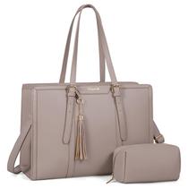 Bolsa de laptop LOVEVOOK para mulheres em PU leve de 15,6 polegadas Bolsa de laptop LOVEVOOK para mulheres em PU leve de 15,6 polegadas