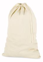 Bolsa de lavanderia Saco de armazenamento de algodão natural Whitmor