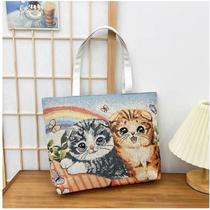 Bolsa de Lona Casual Bolsa de Ombro Resistente e Estilosa