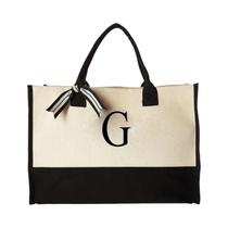 Bolsa De Lona De Grande Capacidade Com Design De Letras E Flores, Bolsa De Ombro Portátil Para Praia