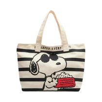 Bolsa De Lona De Grande Capacidade Com Design Do Snoopy Para Estudantes Femininas E Mães, Ideal Para