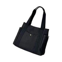 Bolsa De Lona De Grande Capacidade Para Trabalho E Deslocamento, Bolsa Versátil Para Estudantes De