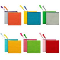 Bolsa de lona Fassave D003 DIY Craft Cotton Multicolor, pacote com 12