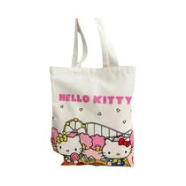 Bolsa De Lona Hello Kitty De Grande Capacidade, Bolsa Casual Para Transporte, Bolsa De Ombro Fashion