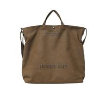 Bolsa de lona UICIOP feminina casual, bolsa de ombro, café Bolsa de lona UICIOP feminina casual, bolsa de ombro, café