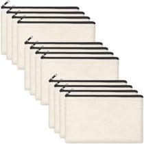 Bolsa de lona Zeedix Beige Blank DIY Craft Bag 12 unidades 21x13cm Bolsa de lona Zeedix Beige Blank DIY Craft Bag 12 unidades 21x13cm