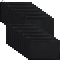 Bolsa de lona Zeedix Black, 24 pacotes, bolsa de cosméticos multiuso Bolsa de lona Zeedix Black, 24 pacotes, bolsa de cosméticos multiuso