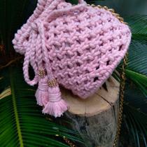 Bolsa de macramê mimi