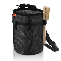 Bolsa de Magnesio para Escalada MoKo Impermeable de Nylon con Cepillo para Magnesio Negro Bolsa de Magnesio para Escalada MoKo Impermeable de Nylon con Cepillo para Magnesio Negro