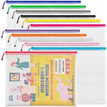 Bolsa de malha com zíper JARLINK A3 42,9 x 31,5 cm 12 unidades à prova d'água
