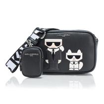 Bolsa de mano KARL LAGERFELD Maybelle Choupette Negra 20x15x8 cm