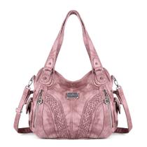 Bolsa de mão Angelkiss, moda feminina, rosa de ombro Bolsa de mão Angelkiss, moda feminina, rosa de ombro