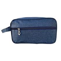 Bolsa de Mão Azul Organizadora Necessaire c/ Alça Unissex Bolsa de Mão Azul Organizadora Necessaire c/ Alça Unissex