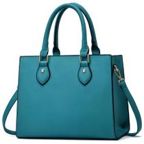 Bolsa de mão CHICAROUSAL, bolsas tiracolo femininas, couro PU, azul, verde
