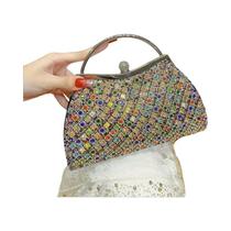 Bolsa De Mão De Luxo Com Strass E Lantejoulas Para Mulheres, Bolsa De Festa, Casamento, Jantar, Bolsa De Mão De Luxo Com Strass E Lantejoulas Para Mulheres, Bolsa De Festa, Casamento, Jantar,