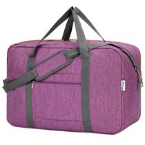 Bolsa de mão dobrável Narwey para United Airlines 40L Purple