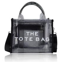 Bolsa de mão DST Gainbow Sacola de malha transparente 35x30x16cm
