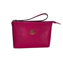 Bolsa de mão em couro brizza-pink