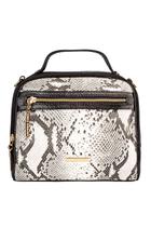 Bolsa de mão em couro estampado Lara Bolsa de mão em couro estampado Lara