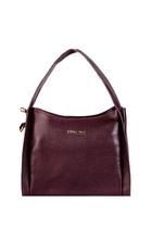 Bolsa de mão em couro liso Helena