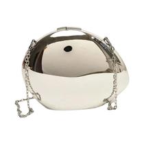 Bolsa De Mão Em Forma De Concha De Acrílico Dourada E Prateada Para Mulheres, Pequena Bolsa De Festa Bolsa De Mão Em Forma De Concha De Acrílico Dourada E Prateada Para Mulheres, Pequena Bolsa De Festa