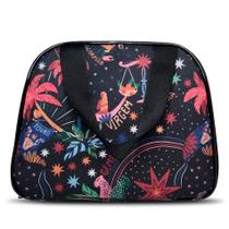 Bolsa de Mão Estampada HandBag modelo Lancheira Moda Casual