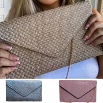 Bolsa de mão estilo carteira para festa