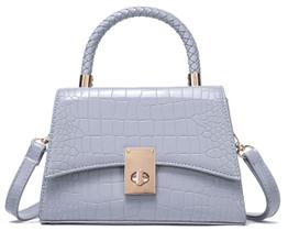 Bolsa de mão feminina clássica pequena prateada JHVYF Bolsa de mão feminina clássica pequena prateada JHVYF