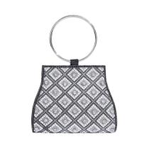 Bolsa De Mão Feminina Com Strass E Diamantes Para Noite, Casamento E Festas - Clutch De Noiva