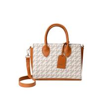 Bolsa de Mão Feminina Média Monograma BG Bege