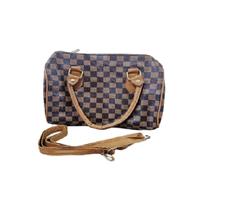 Bolsa de Mão Feminina Quadriculada Xadrez Bolsa de Mão Feminina Quadriculada Xadrez