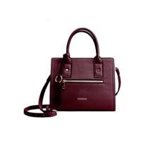 Bolsa de Mão Feminina Saffiano Vinho