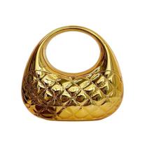 Bolsa de mão GSYPS em acrílico B-Gold em forma de lua para festa feminina Bolsa de mão GSYPS em acrílico B-Gold em forma de lua para festa feminina
