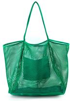 Bolsa de Mão HOXIS Grande em Tela Verde 44x40x13 cm Bolsa de Mão HOXIS Grande em Tela Verde 44x40x13 cm