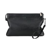 Bolsa de Mão Masculina de Couro PU - Carteira Casual de Viagem com Bolso