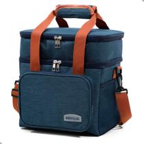 Bolsa De Mão Mochila Térmica Multiuso Viagem Praia Piscina Isolamento Térmico Alta eficiência transversal Cooler