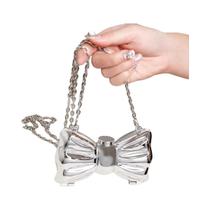 Bolsa De Mão Redonda De Acrílico Dourada Brilhante, Bolsa De Designer Luxuosa, Forma Divertida, Mini Bolsa De Mão Redonda De Acrílico Dourada Brilhante, Bolsa De Designer Luxuosa, Forma Divertida, Mini