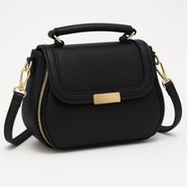 Bolsa De mão Transversal Social Baú Média Tiracolo