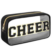 Bolsa de maquiagem Abbylike Cheer Clear Makeup Letter Bag Cosmetic Bolsa de maquiagem Abbylike Cheer Clear Makeup Letter Bag Cosmetic
