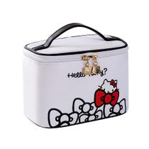Bolsa de maquiagem AmbeAlla Waterproof com suporte para pincel de maquiagem