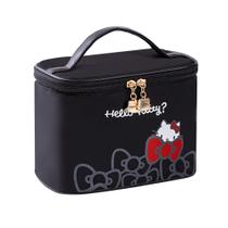 Bolsa de maquiagem AmbeAlla Waterproof com suporte para pincel de maquiagem