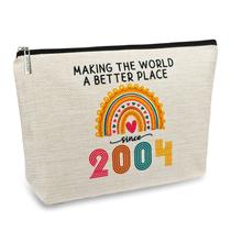 Bolsa de maquiagem ancpeany, presentes de 21º aniversário para ela de 21 anos