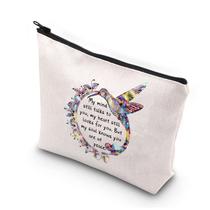 Bolsa de maquiagem BDPWSS Hummingbird Memorial Gift para mulheres Bolsa de maquiagem BDPWSS Hummingbird Memorial Gift para mulheres