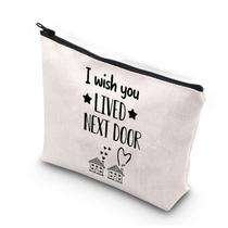 Bolsa de maquiagem BDPWSS I Wish You Lived Next Door para mulheres