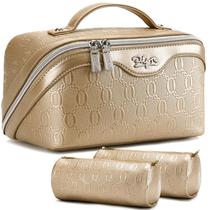 Bolsa de maquiagem BOYATU Travel Cosmetic Organizer, conjunto de 3 para mulheres