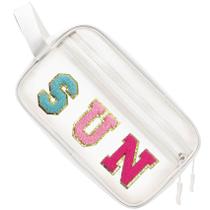 Bolsa de maquiagem COSHAYSOO Clear SUN Bolsa de proteção solar para mulheres