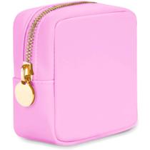 Bolsa de maquiagem DANCOUR Small Pink Resistente à Água em Nylon
